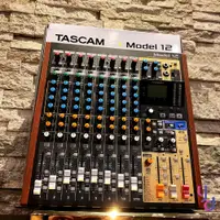 在飛比找松果購物優惠-(贈專用導線) Tascam Model 12軌 MIXER