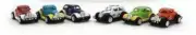 DIE CAST METAL PULLBACK OLD SCHOOL RACER 1 CAR 9CM ASSORTED COLOURS AVAILABLE