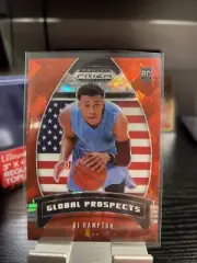 Rj Hampton 2020 Panini Prizm Draft Picks #99 Red Ice Global Prospects