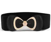 Vintage Waist Butterfly Belt Retro Wide Elastic Cinch Belt for Women