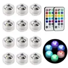 Tea Light Hot Tub Submersible LED Lights Pool Light Night Lamp Party Decoration