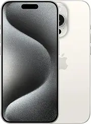 Apple iPhone 15 Pro Max (256 GB) - White Titanium (Renewed)