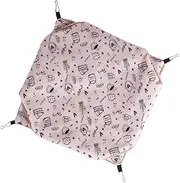 FONDOTIN Cozy Small Pet Hammock Nest Plush Hamster Bed Swing Tunnels Winter for Guinea Pig Squirrel Chinchilla