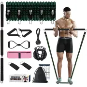 NNEOBA Pilates Bar Kit with Resistance Bands Set