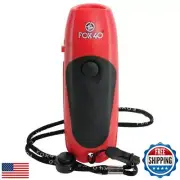 Fox Unisex's Electronic (3 Tone) 40 Whistles, Black, One Size