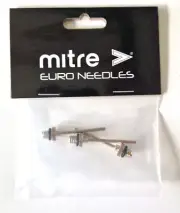 Mitre Football Pump Needles Ball Inflation x 3 Fits Most Pumps Genuine Brand New