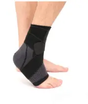 1 PC Sports Ankle Brace Compression Strap Sleeves Support Weave Elastic Bandage