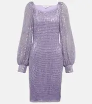 [Dorothee Schumacher] Dorothee Schumacher Sparkling Moment sequined minidress AU 8 purple