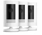 NEW Ring Stick Up Cam Battery Full HD - 3rd Gen - 3 Pack White - Camera