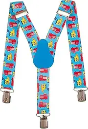 [Olata] Kids Fire Engine Braces | Elastic Y Braces (1-5 Years) - 2.5cm