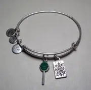 Alex and Ani HARRY POTTER ACID POPS DUO CHARM Silver New Bangle Bracelet