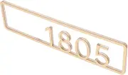 WOONEKY Dhesive House Number Wall Number for Door Mailbox Street Address Office Door Easy Install Style