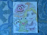 Guy Gilchrist Hand Drawn Autographed Muppets