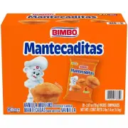 Bimbo Mantecaditas Bite Sized Vanilla Muffins, 2.47 Ounce (Pack of 20)