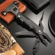 Multi Functional Wrench Hammer Combination Universal Folding Pliers EDC Tool New