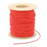 Elastic Cord, 2 mm Stretchy Elastic String 77 Yards Fluorescent Pink