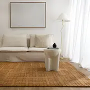 Brand Ventures Abasco Sudan Brown Knitted Wool Rug