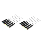 Stainless Steel Fondue Forks, Long Forks Cheese Fondue Forks for Chocolate8892