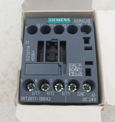 SIEMENS Contattore SIRIUS 3RT2017-1BB42 DC24V