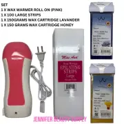2pcs Honey Roll on wax, Honey Hair Removal Wax Cartridge,Depilatory Wax Roller