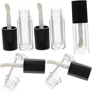 Baluue Diy Lip Gloss Tubes 5 Empty Containers 6ml for Travel Cosmetics Storage