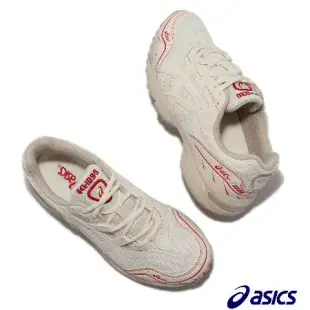 Asics 休閒鞋 GEL-1090 復古慢跑鞋 米白 紅 亞瑟士 韓國主打 男鞋 女鞋 1203A159200