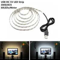 在飛比找蝦皮購物優惠-5m LED 燈條 SMD 2835 USB 5V LED 