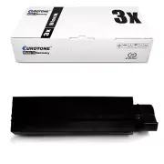 3x Toner for OKI B 411 431 D Dn Plus, 44574702 Black Burnished