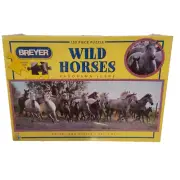2002 Breyer Wild Horses Panorama Scene 100 pc Puzzle Xtra Long 19 x 6 3/4 NEW