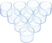 10pcs PVC Furniture Protectors Thickened Chair Pads for Dining Tables Stools Sofas Anti Slip Wear Resistant Floor Covers