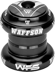 NV.58 1-1/8 inch CNC Threadless Headset with Top Cap, Black, HS04ZQLBK