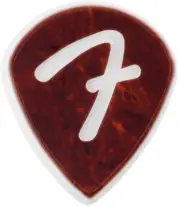 NEW Fender F-Grip 551 Shape Celluloid Picks (3), 1.5mm - SHELL