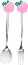 MAGICLULU Unique Fruit Fork Spoon Set Pcs Stainless Steel for Home Restaurant Decor