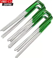 Primeturf Synthetic Artificial Grass 100Pcs Pins Fake Lawn Turf Weed Mat Pegs