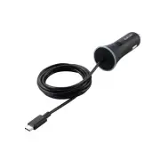 Elecom Car Charger Cigarette Socket 18W USB PD Compatible Type-C Cable 1.5m 690