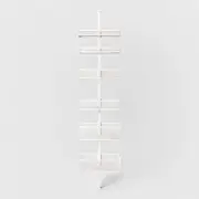 Brightroom Minimalist Metal 6 Mesh Baskets Over-the-Door Storage Rack Hanging