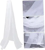 GARIOUANS Bed Mosquito Net Canopy Durable Hanging Round Dome Bed Curtain for Elegant White Bedding Decoration Easy to Install