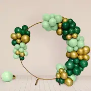 120 Gold Green Assorted Latex BALLOONS Garland Arch Decorations Kit Set Party