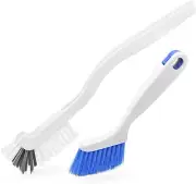 2 Pcs Cleaning Brush Small Scrub Brush for Cleaning Sink Scrub Brush with Handle