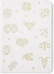 Letts of London Zodiac A6 Day to Page with Appointments 2024 Diary, Ivory