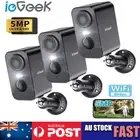 ieGeek Wireless Battery Security Camera WIFI IP Outdoor Home Rechargeable 5MP