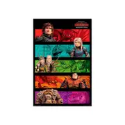 How To Train Your Dragon 3 Panels Poster 91.5x61cm Kids/Child Room Art Decor