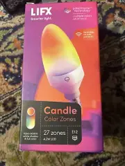 LIFX E12 Candle Color Zones Smart WIFI LED Bulb, SmartThings Google Alexa Apple