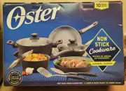 Oster 10 Piece Non-Stick Aluminum Cookware - BRAND NEW!