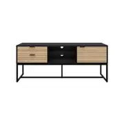 Odence Entertainment Unit - 150cm Oak/Black