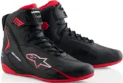 Alpinestars Honda Faster-4 Motorcycle Shoes, black-red, Size 41 for Men Black Red