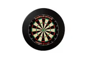 Formula Sports Micro Band 3 Dart Board and Winmau Plain Black Dartboard Surround Set