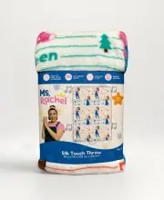 NEW Ms. Rachel 50in x 70in Kids' Super Soft Silk Touch Throw Blanket