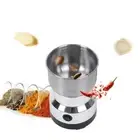 4 Blades Electric Coffee Grinder Transparent Lid Grain Mill Cereal
