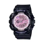 【CASIO】BABY-G 炫光黑粉色雙顯電子女錶 BA-110PL-1A 台灣卡西歐公司貨 保固一年